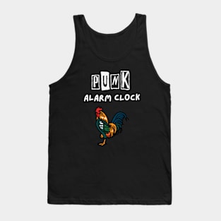 Rooster Punk Alarm Clock Tank Top